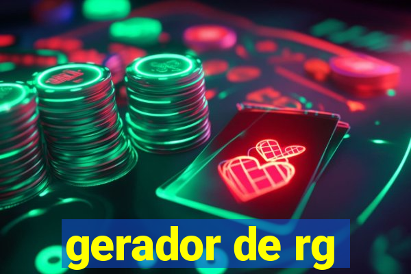 gerador de rg